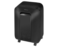 EN_Destructora de documentos fellowes lx201 capacidad de 15h seguridad p5 grapas clips y tarjetas 23 litros negra