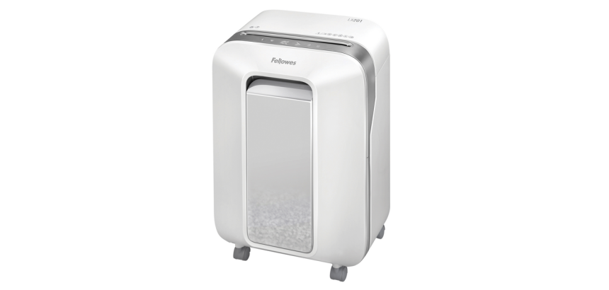 Destructeur Fellowes Powershred LX201 particules 2x12mm blanc