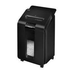 Fellowes automax 100m paper shredder particle-cut shredding 22 cm black