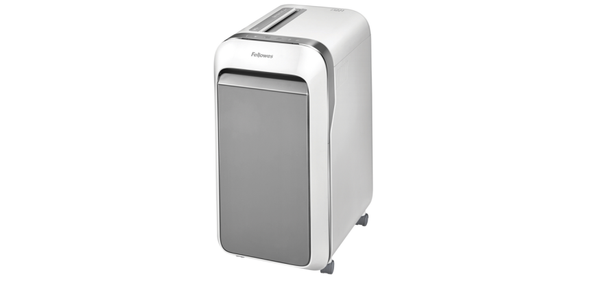 Destructeur Fellowes Powershred LX221 particules 2x12mm blanc