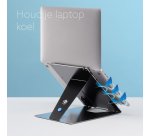 Support ergonomique ordinateur portable R-Go Riser Duo noir