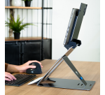 Support ergonomique ordinateur portable R-Go Riser Duo noir