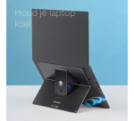 Laptopstandaard R-Go Riser Attachable