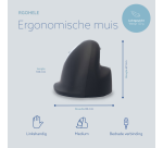 Souris ergonomique R-Go HE Break filaire Medium gaucher