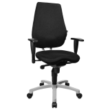 Chiase de bureau Topstar Alu Star Basic noir