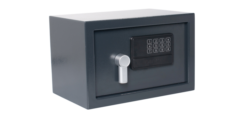 Elektronischer Tresor Pavo 310x200x200mm dunkelgrau