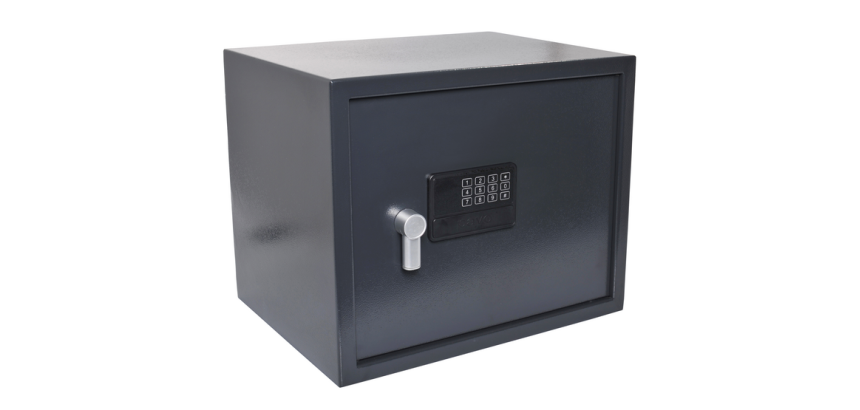 Coffre-fort Pavo 430x350x330mm ëlectronique gris foncé