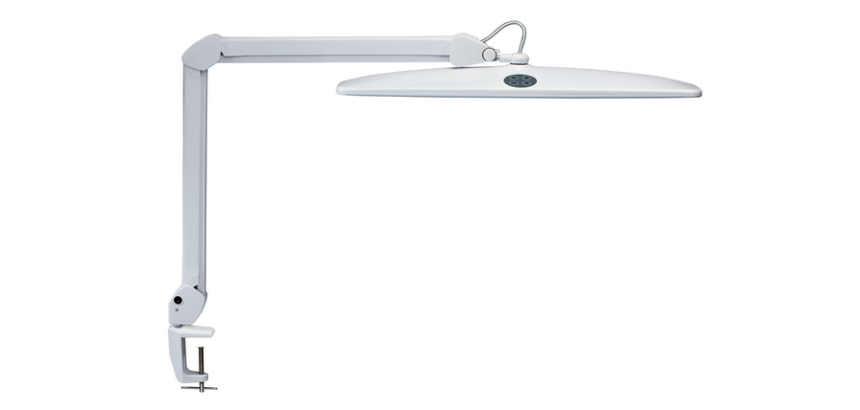 Werkpleklamp MAUL Work LED tafelklem dimbaar wit