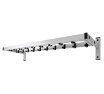 Kapstok wand VepaBins Safe met 19 haken