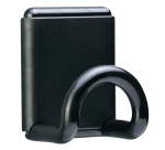 Patère magnétique Unilux 1 crochet noir