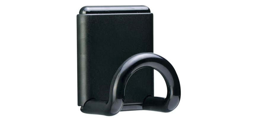 Magnetic coat hook Unilux 1 black hook