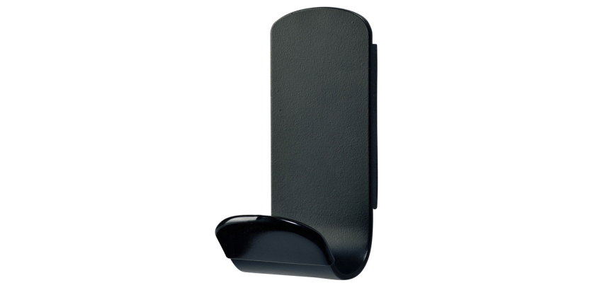 Magnetischer Wandhaken Unilux Steely 1 Haken schwarz