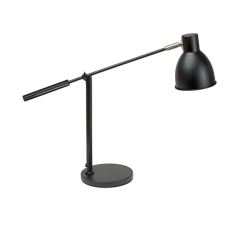 Lampe de bureau MAULfinja sans ampoule LED socle noir