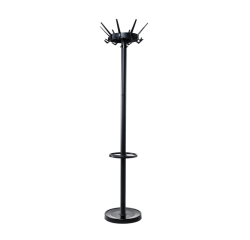 Portemanteau sur pied MAULcaligo 175cm 32 crochets noir RAL 9004