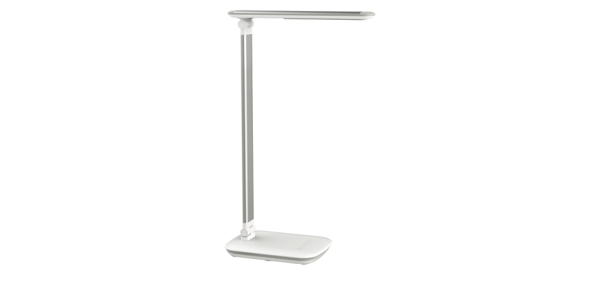 Bureau de lampe MAULjazzy LED intensité réglable + port USB blanc