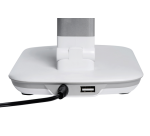 Bureau de lampe MAULjazzy LED intensité réglable + port USB blanc