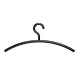 Cintre MAUL acrylique 460x190mm noir 5 pièces