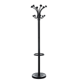 Portemanteau sur pied MAULnubis 176cm 20 crochets noir RAL9004