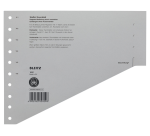 Scheidingsbladen Leitz A4 karton 200gr 11-gaats grijs 100 stuks