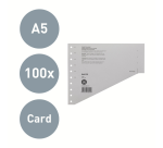 Scheidingsbladen Leitz A4 karton 200gr 11-gaats grijs 100 stuks