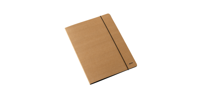 Sorteermap Kraft Line A4 6 tabbladen bruin
