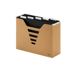 Boîte dossiers suspendus Djois Kraft line A4 + 5 dossiers suspendus