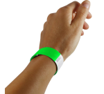 Combicraft Tyvek Green Bracelet 100 Pieces