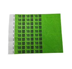 Bracelet Combipack 18+ Don't drink and drive vert 100 pièces