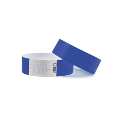 Bracelet Combicraft Tyvek bleu 100 pièces