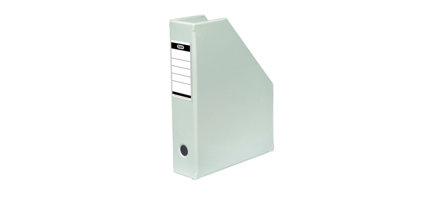 Elba A4 white magazine rack