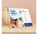 Europel table display A4 landscape acrylic