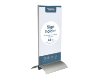Europel Display 1/3 A4 T-Stand Acrylic Aluminum