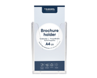 Folderhouder Europel wand 1/3 A4 transparant