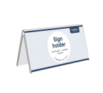 Porte-nom de table Europel en V 150x70mm acryl