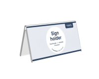 Tafelnaambord Europel V-standaard 70x150mm acryl