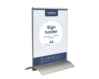 Table display Europel in T A4 portrait acrylic aluminum