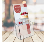 Europel 1/3 A4 Acrylic Brochure Holder