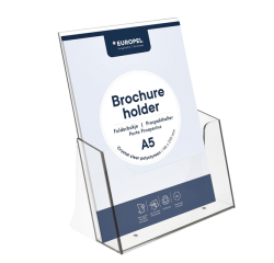 Porte-brochures Europel A5 acryl