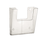 Porte-brochures mural Europel 4x A4 portrait à coupler transparent 4 pièces