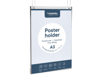Posterhouder Europel A3 staand acryl