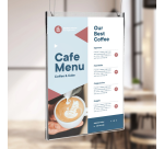 Porte-affiches Europel A3 portrait acryl