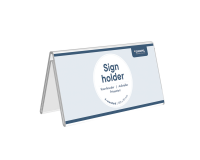 Porte-nom de table Europel en V 210x100mm acryl