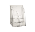 Europel brochure holder 6 compartments 1/3 A4 transparent