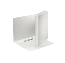 Classeur panorama Esselte Essentials A4 2 anneaux mécanisme D 20mm blanc