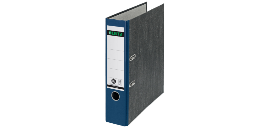 Classeur à levier Leitz 1080 180° A4 80mm carton bleu