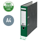 Classeur à levier Leitz 1080 180° A4 80mm carton vert