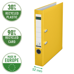 EN_LEITZ CLASS JAUNE PLAST 5CM A4