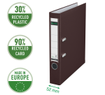 Leitz 1015 Lever Arch File 180° A4 50mm PP Brown