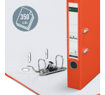 Ordner Leitz 1015 180° 52mm PP A4 lichtrood