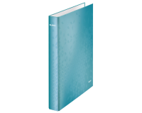 Classeur Leitz WOW A4 maxi 2 anneaux méc-D 25mm menthe